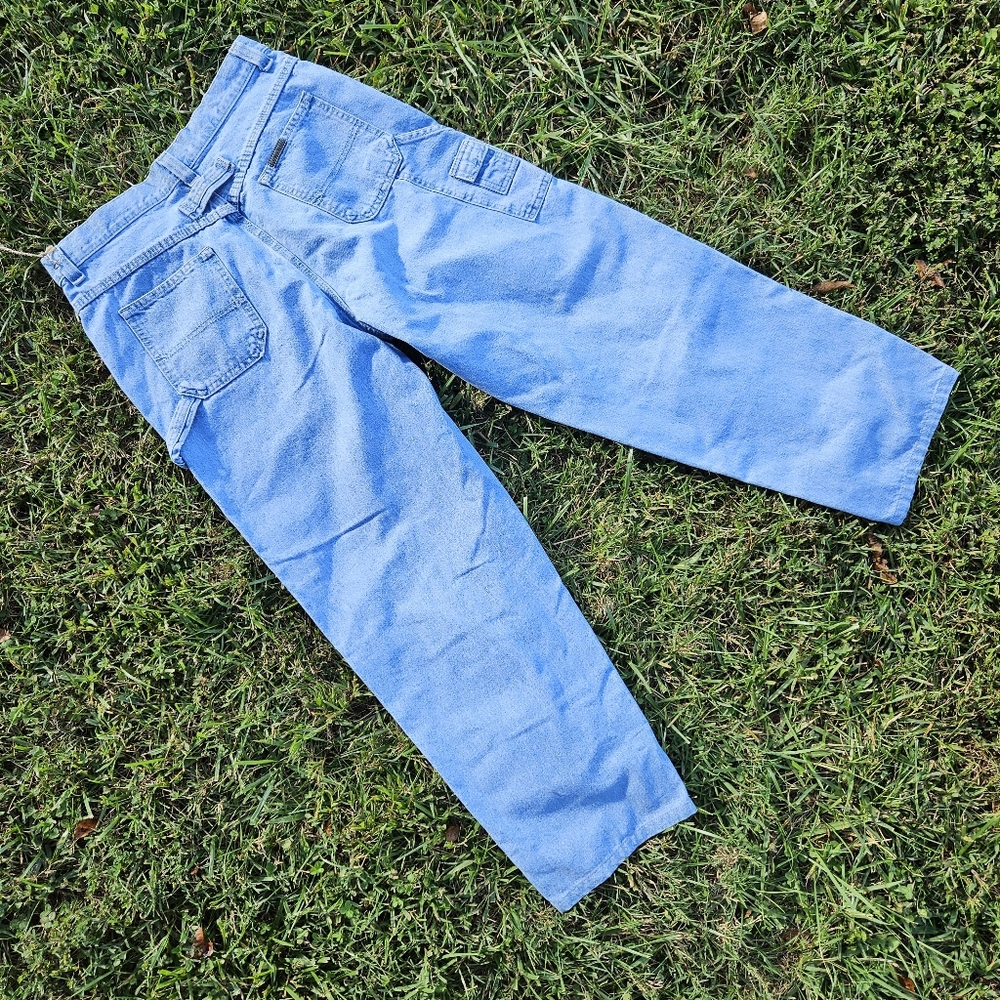 Vintage Riveted by Lee Carpenter Jeans in a Light Wash Size 12